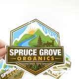 Full Color Printing Label Stickers Die Cut Custom Vinyl Stickers Waterproof
