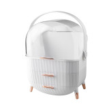 Waterproof  Make Up Organizer Acrylic Portable Clear Jewelry Organizer Cosmetic Storage Box Makeup Organization