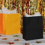 Fashion craft promotional products large brown kraft paper bags natural material paper bag shopping with handle