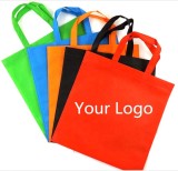 Customize cheap non woven shopping tote bag with logo for shopping