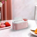 New arrival Premium tissue box table counter high quality tissue box plastic table stand tissue box dispenser for home