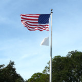 Custom logo Printing Decorative Polyester National  Flag