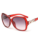 Fashion Brand Designer Women Sunglasses Ladies Beautiful Colorful Floral Frame Oversized Sun Glasses Mirror Shades Oculos 108501