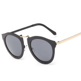 Cool Fashion Metal Frame Sunglasses Women Brand Designer Vintage Sun Glasses Men Round Mirror Glasses Oculos De Sol 119401