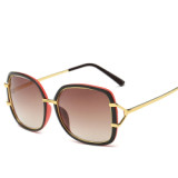 classic big frame sunglasses women metal wheel frame sunglasses fashion simple sun glasses UV400 oculos de sol feminino 104001