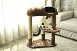 Modern Cozy Felt Fabric Kitty Resting Condo Cave Tree Sisal Post Hanging Toy Cat Furniture