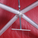 63 round tube event 6x6M 550g PVC fabric wedding party Outdoor aluminum  pagoda tent