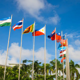 Custom made different kinds country national flag