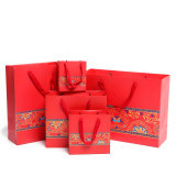 2019 Hiqh quality printing custom paper bag with handle