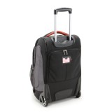 American design Multifunctional 2 wheels cabin business travel trolley bags with detachable backpack