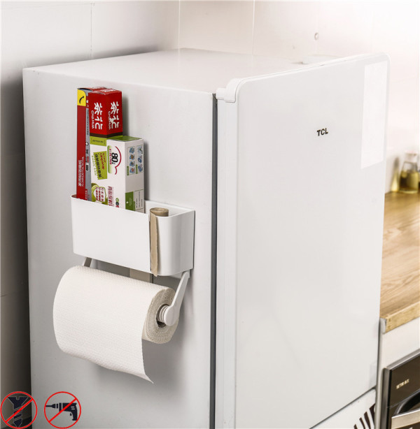 Amazon hot sale adhesive kitchen paper roll holder Taizhou wall mounted magnetic paper holder