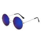 A0301 Superhot Eyewear 53mm Classic Retro Vintage Men Women Sun glasses Fashion Mirrored Round Metal Sunglasses