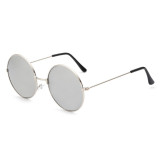 A0301 Superhot Eyewear 53mm Classic Retro Vintage Men Women Sun glasses Fashion Mirrored Round Metal Sunglasses