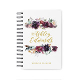 A4 Wholesale Spiral Organizer Custom Wedding Planner Book