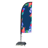 best price garden flying custom novelty printing stands pole flag banner