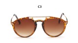 Fashion Cat Eye Sunglasses Women Vintage Semi-Rimless Sun Glasses Inspired Round Circle Sunglass 84301