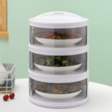 Stackable food cover 4 layer Clear popular food cover stretch mesh tent amazon new multilayer insulation food cover warmer