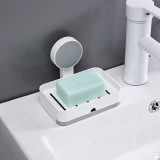 Taizhou high quality soap holder wall adhesive no drill soap holder kitchen bathroom soap holder with drainer