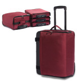 Custom oxford foldable travel trolley luggage with wheels