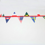 High quality bunting flag polyester pennant bunting national flags