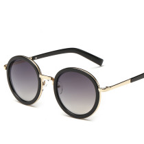Fashion Sunglasses Round Style Women Sun glasses Mirrored Brand Design Points Women Mirror Eyewear UV400 Oculos De Sol 104501