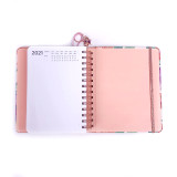 New Products 2022 Unique Custom Journal Flowers Rose Gold Quotes Sublimation Planner Art Notebook