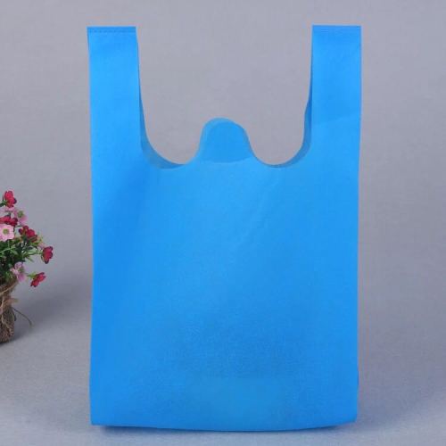 Wholesale t-shirt pp non woven ultrasonic shopping bag