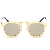 Cool Fashion Metal Frame Sunglasses Women Brand Designer Vintage Sun Glasses Men Round Mirror Glasses Oculos De Sol 119401