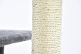 Modern Elegance Tall Pet Furniture Plush House Sisal Sractching Post Rope Hanging Toy Fashion Cat Tree