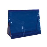Portable Transparent PVC Beach Cosmetic Bag with Zipper