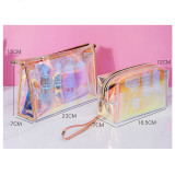 Wholesale PVC Competitive Cosmetic Bag Durable Waterproof Travel Daily Makeup Bag