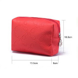 High Quality Clutch Cosmetics Cases Makeup Organizer fashion PU leather Cosmetic bag