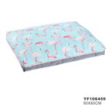 Tropical Summer Monsoon Series Pet Colorful Cave House Super Plush Soft Cat Dog Cushion Donut Bed
