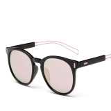 Europe America Fashion Anti-UV400 Artical Leg Round Sunglasses 80601
