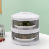 Stackable food cover 4 layer Clear popular food cover stretch mesh tent amazon new multilayer insulation food cover warmer