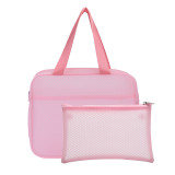 Multi-functional Lady Use Portable Waterproof Wash Bag Transparent Mesh PVC Storage Make-up Bag