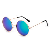 A0301 Superhot Eyewear 53mm Classic Retro Vintage Men Women Sun glasses Fashion Mirrored Round Metal Sunglasses