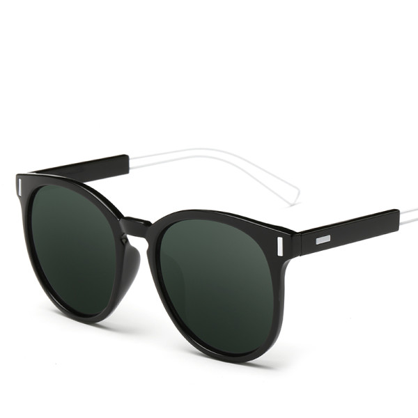 Europe America Fashion Anti-UV400 Artical Leg Round Sunglasses 80601