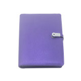 Custom Made Business Powerbank Leather Agenda With Power Bank