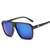 Brand New Steampunk Square Sunglasses Men SKULL Logo Coating Sun Glasses Women Brand Designer Retro gafas de sol 109701