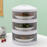 Stackable food cover 4 layer Clear popular food cover stretch mesh tent amazon new multilayer insulation food cover warmer