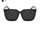 New 2016 Color Film Vintage Square Sunglasses 80701