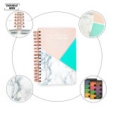 2022 Custom Printing Spiral Bound Daily Positive Goal Planner