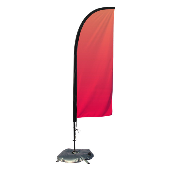high quality plastic golf poles advertising knife display ground spike for flags banner
