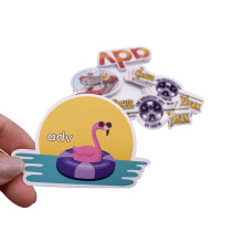 High Quality PVC Sticker Custom Printed Labels Waterproof Sticker Printing For Sutcase
