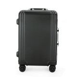 Vintage ABS aluminium PC smooth trolely luggage with TSA lock