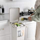Best price custom eco-friendly In-tank  trash can foot pedal waste bin
