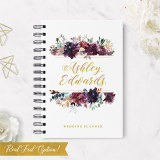 A4 Wholesale Spiral Organizer Custom Wedding Planner Book