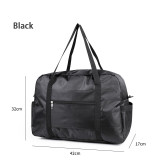 Large capacity waterproof folding hand luggage business trip short distance travel bags with one-shoulder pull rod luggage bags