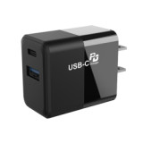 Dual Ports 20W Type-c PD Charger Mobile Phone Quick Change 3.0 USB Type-c Wall charger for iPad Tablet